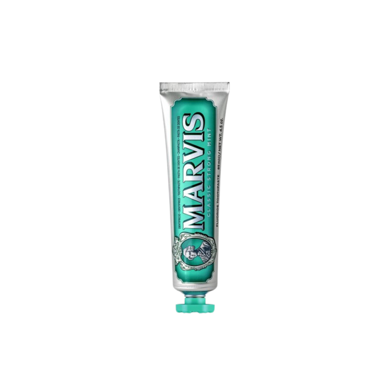Marvis Classic Strong Mint Pastă de dinți cu gust clasic de mentă Volum 85 ml