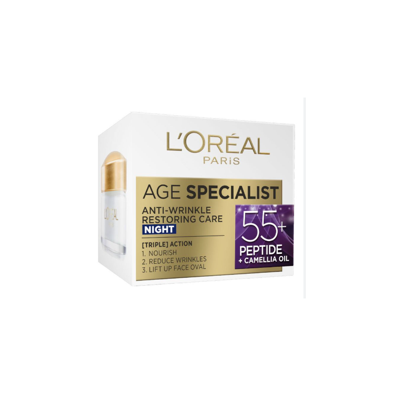 L'oreal Paris Age Specialist 55+ Cremă de noapte pentru față