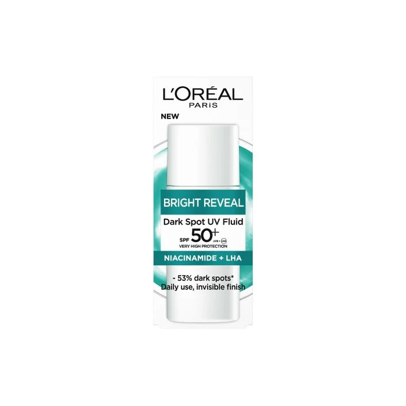 L'Oreal Paris Bright Reveal UV Fluid facial cu niacinamidă