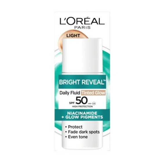L'Oreal Paris Fluid facial colorat UV Bright Reveal