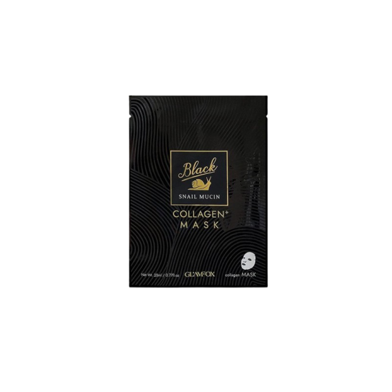 Glamfox Black Snail Mucin & Collagen Mask Mască de față