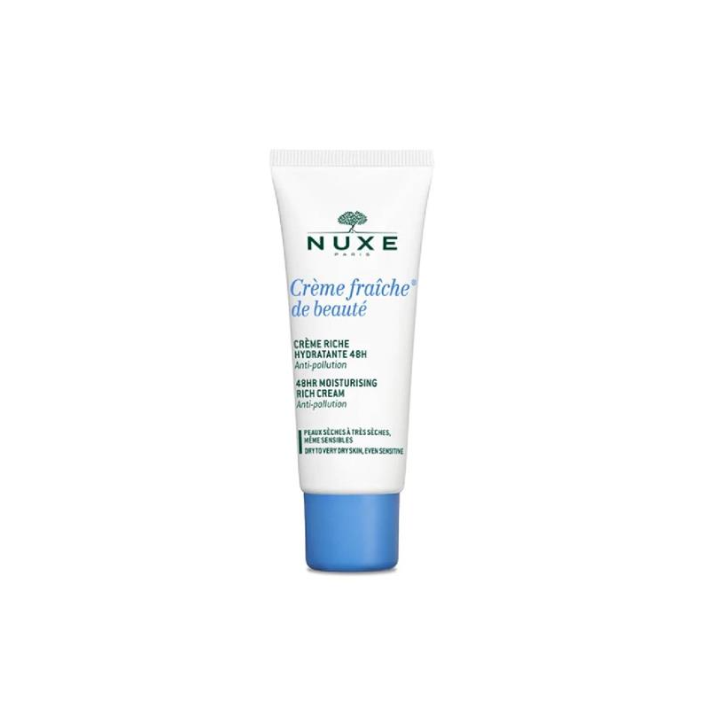 Nuxe Creme Fraiche De Beaute Moisturising Plumping Cream 48H Normal Skin Cremă de față Volum 30 ml