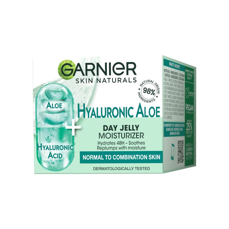 Garnier Skin Naturals Hyaluronic Aloe Gel hidratant de zi