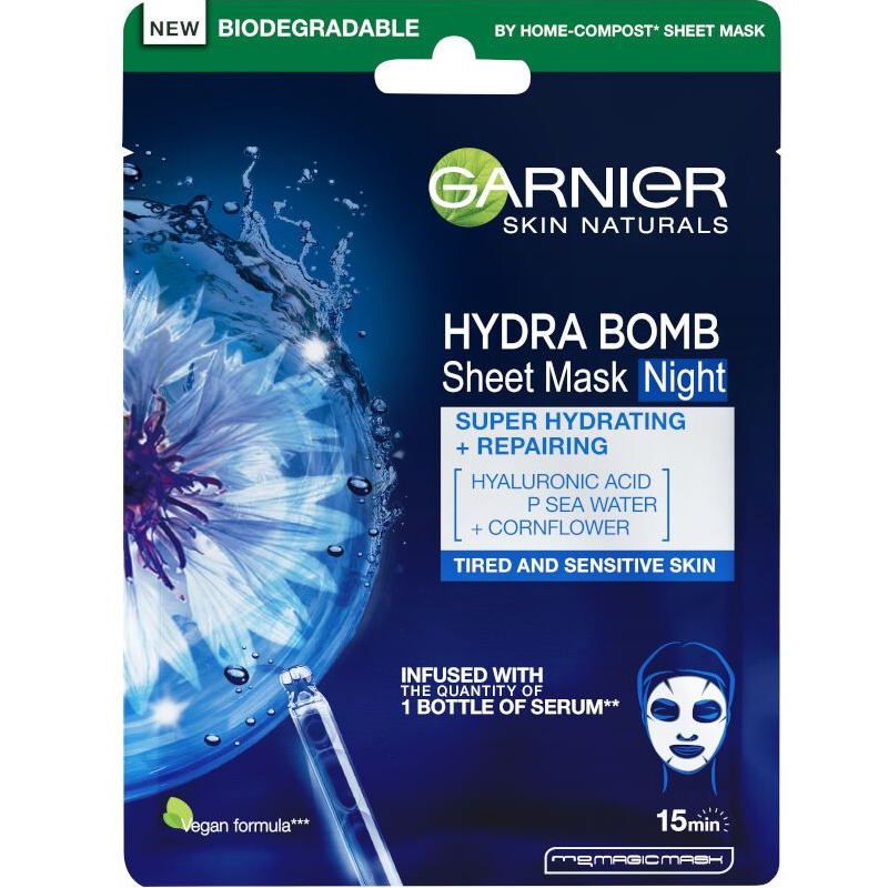 Garnier Skin Naturals Hydra Bomb Night Mask Mască de noapte pentru față