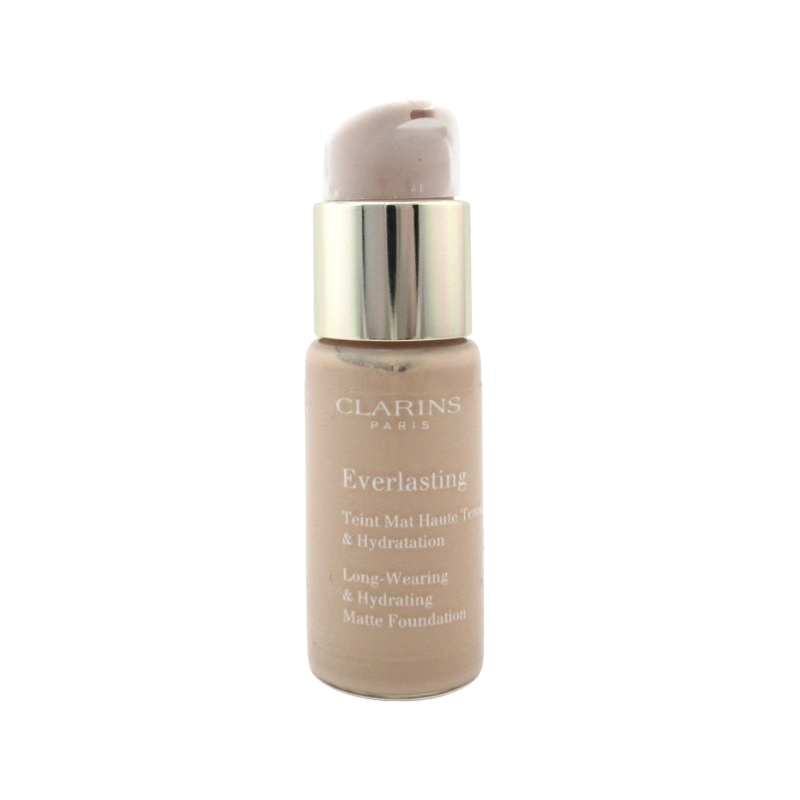 Clarins Everlasting Long Wearing & Hydrating Matte Foundation Fond de ten Tester Volum 107C