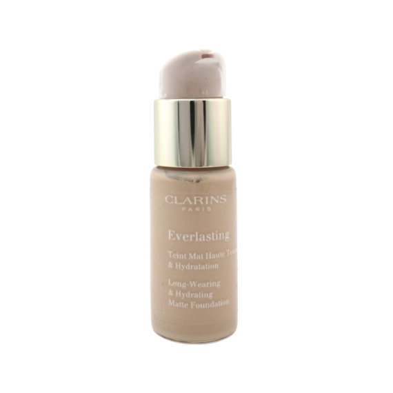 Clarins Everlasting Long Wearing & Hydrating Matte Foundation Fond de ten Tester
