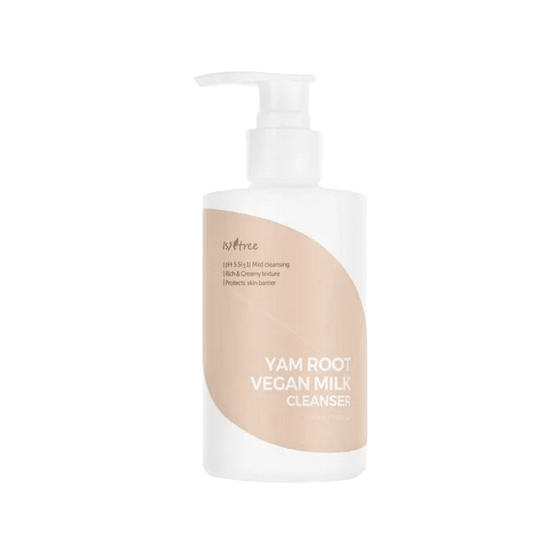 Isntree Yam Root Vegan Milk Cleanser Cremă vegană de curățare a feței Volum 220 ml