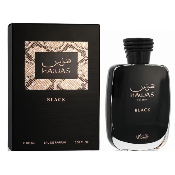 Rasasi Hawas Black Apă de parfum pentru Bărbați EDP