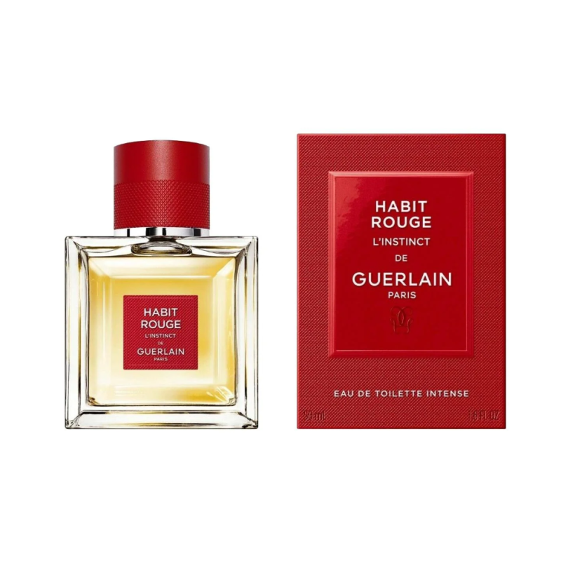 Guerlain Habit Rouge L`Instinct Intense Apă de toaletă pentru Bărbați EDT Volum 50 ml