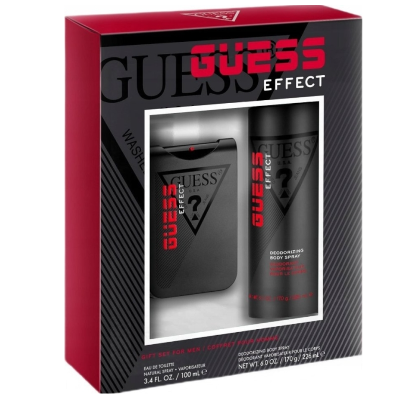 Guess Effect Set cadou pentru bărbați Volum EDT 100 ml + 200 ml deodorant