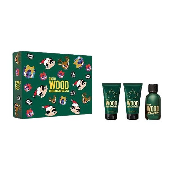 Dsquared Green Wood For Him Set cadou pentru barbati