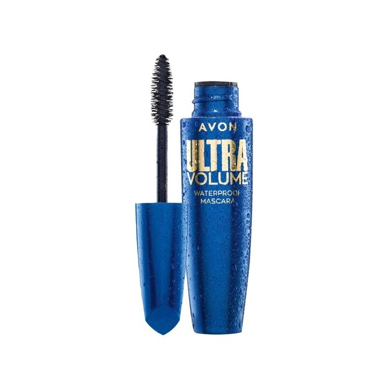 Avon Ultra Volume Rimel rezistent la apă Volum Blackest Black