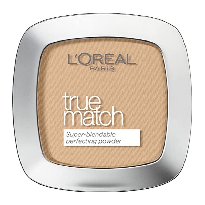 L'Oréal True Match Pudră compactă pentru un finisaj natural Volum W3 Golden Beige