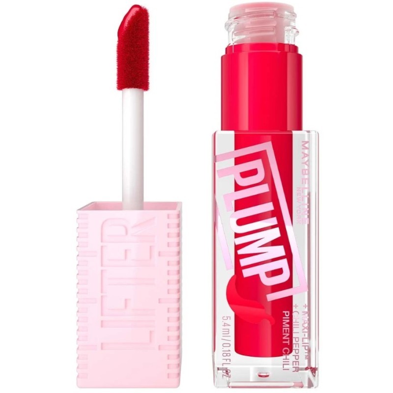 Maybelline Lifter Plump Luciu de buze voluminos și hidratant Volum 004 Red Flag