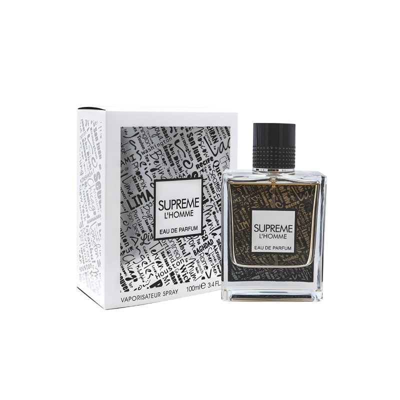 Fragrance World Supreme L'Homme Apă de parfum pentru Bărbați EDP Volum 100 ml