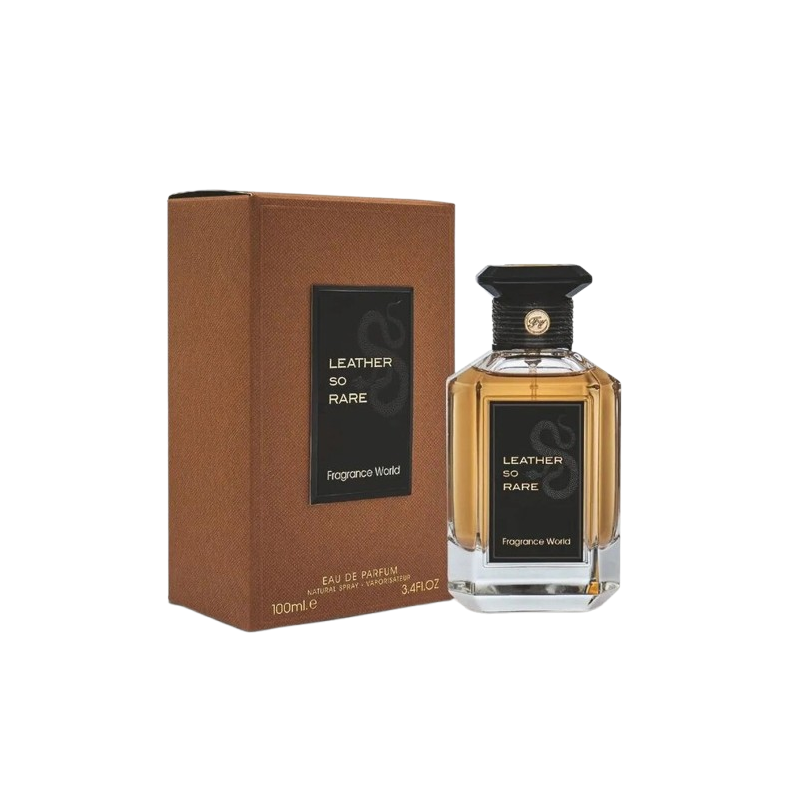 Fragrance World Leather So Rare Apă de parfum Unisex EDP Volum 100 ml
