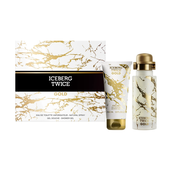 Iceberg Twice Gold Set cadou pentru bărbați