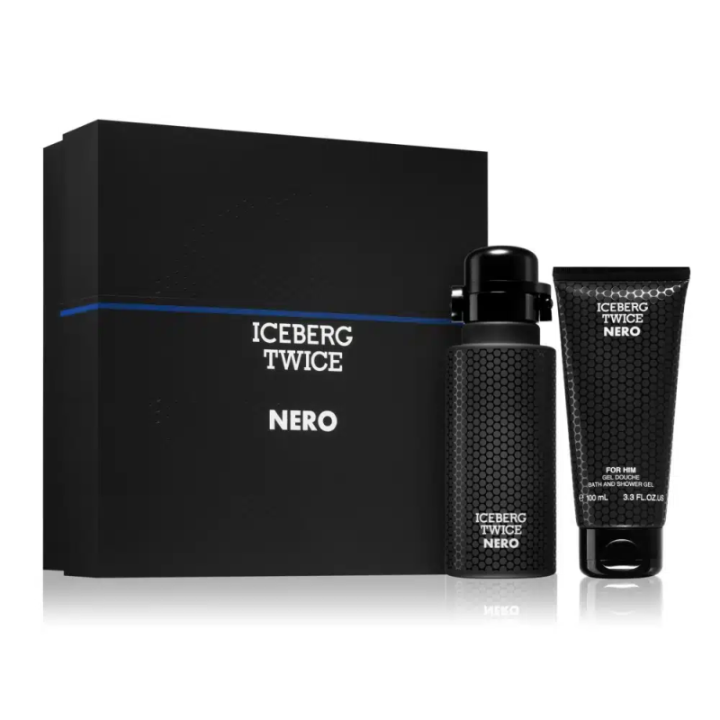Iceberg Twice Nero Set cadou pentru bărbați Volum EDT 125 ml + 100 ml gel de duș
