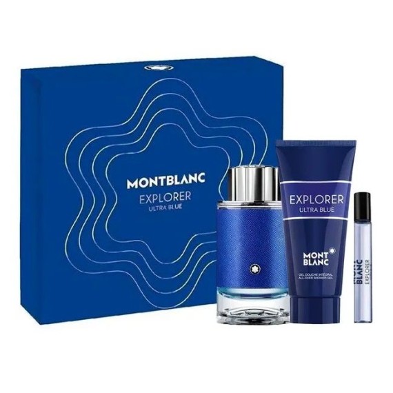 Mont Blanc Explorer Ultra Blue Set cadoupentru bărbați