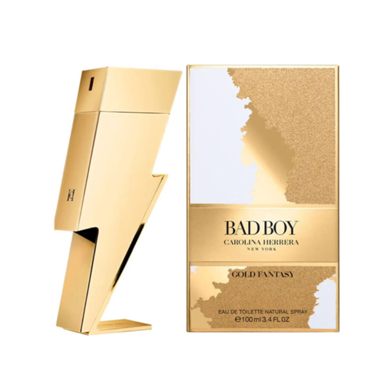 Carolina Herrera Bad Boy Gold Fantasy Eau de Toilette pentru bărbați EDT Volum 100 ml