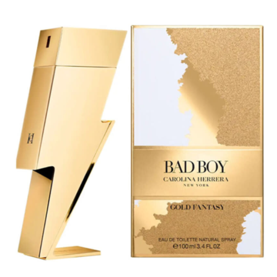 Carolina Herrera Bad Boy Gold Fantasy Eau de Toilette pentru bărbați EDT