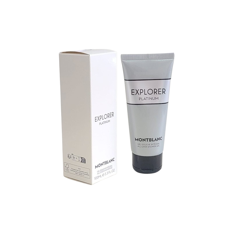 Mont Blanc Explorer Platinum Gel de duș pentru bărbați Volum 100 ml