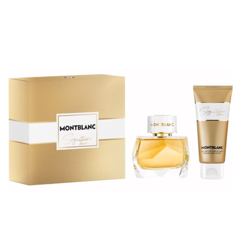 Mont Blanc Set cadou Signature Absolue pentru femei Volum EDP 50 + 100 ml loțiune de corp