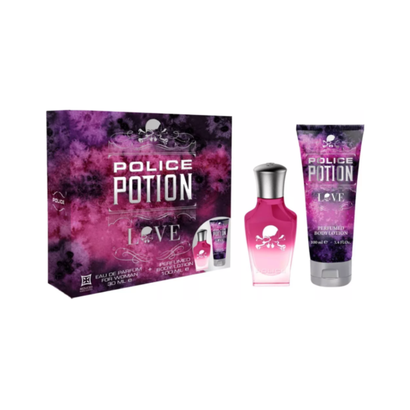 Police Potion Love Set cadou pentru Femei Volum EDP 30 ml + 100 ml loțiune de corp