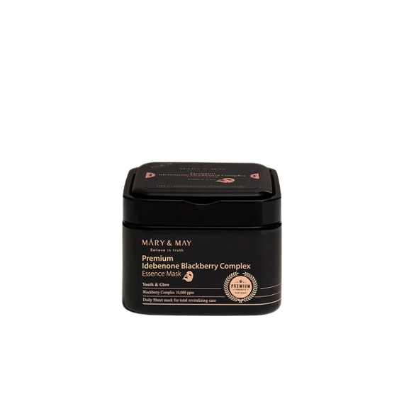 Mary and May Premium Idebenone Blackberry Complex Essence Mask Măști de față
