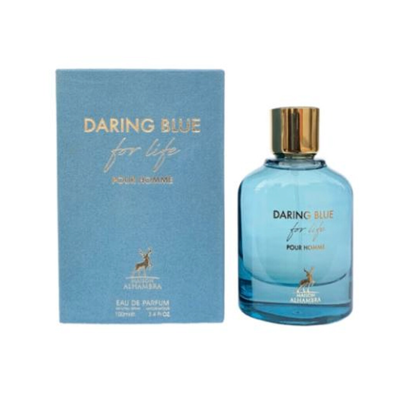 Maison Alhambra Daring Blue For Life Pour Homme Apă de parfum pentru Bărbați EDP Volum 100 ml