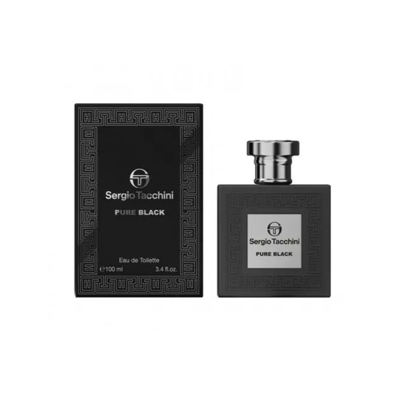 Sergio Tacchini Pure Black Apă de toaletă pentru Bărbați EDT Volum 100 ml