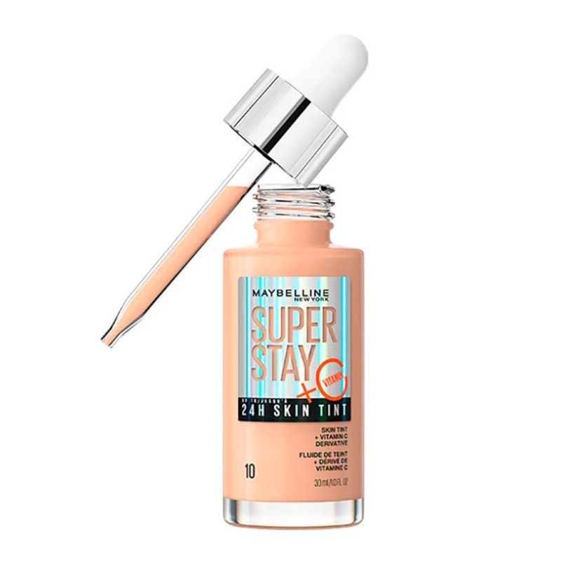 Maybelline Super Stay Skin Tint Ser de față tonifiant Volum C-10