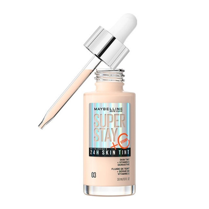 Maybelline Super Stay Skin Tint Ser de față tonifiant Volum C-03