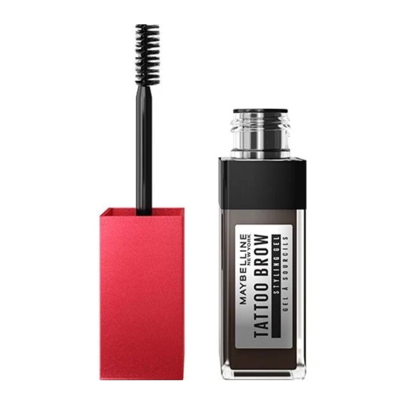 Maybelline Tattoo Brow Gel de lungă durată pentru sprâncene Volum Deep Brown