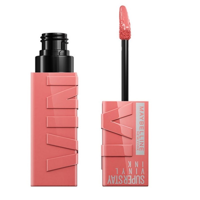 Maybelline SuperStay Vinyl Ink Ruj lucios de lungă durată Volum 15 Peachy