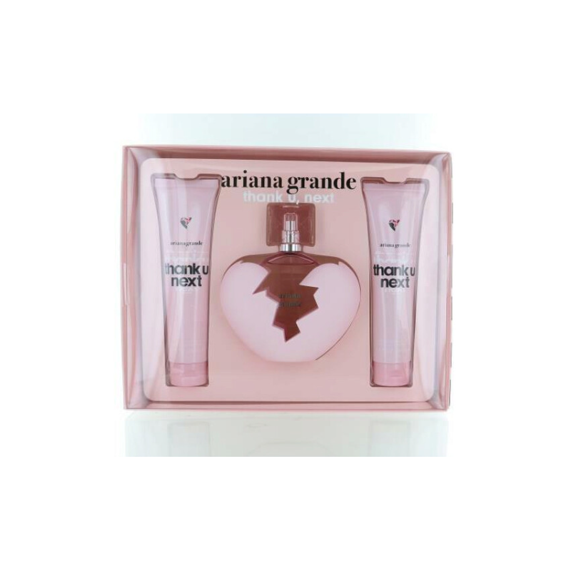 Ariana Grande Thank U Next Set cadou pentru Femei Volum EDP 100 ml + 100 ml gel de duș + 100 ml loțiune de corp