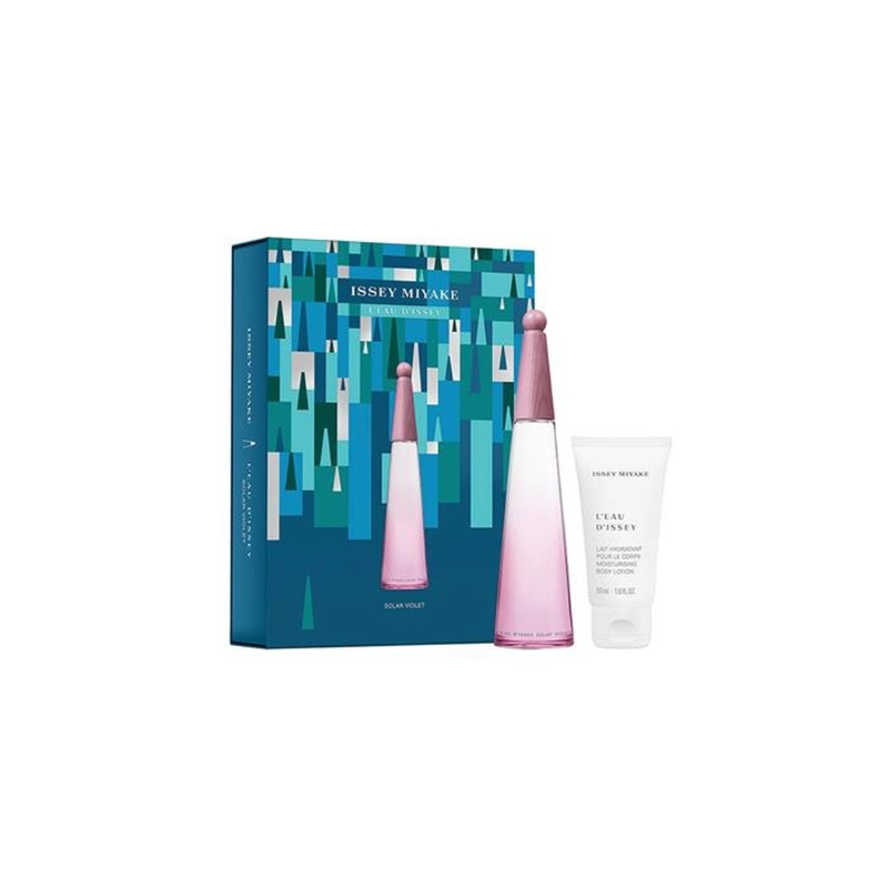 Issey Miyake L'Eau D'Issey Solar Violet Set cadou pentru Femei Volum EDT 50 ml + 50 ml loțiune de corp