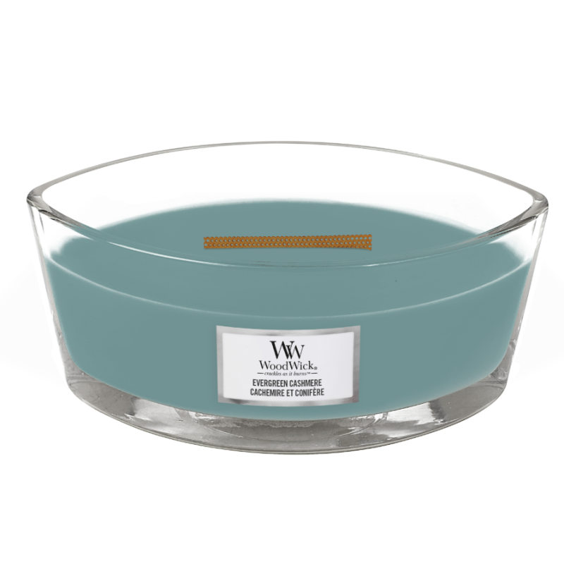 WoodWick Evergreen Cashmere Lumânare parfumată