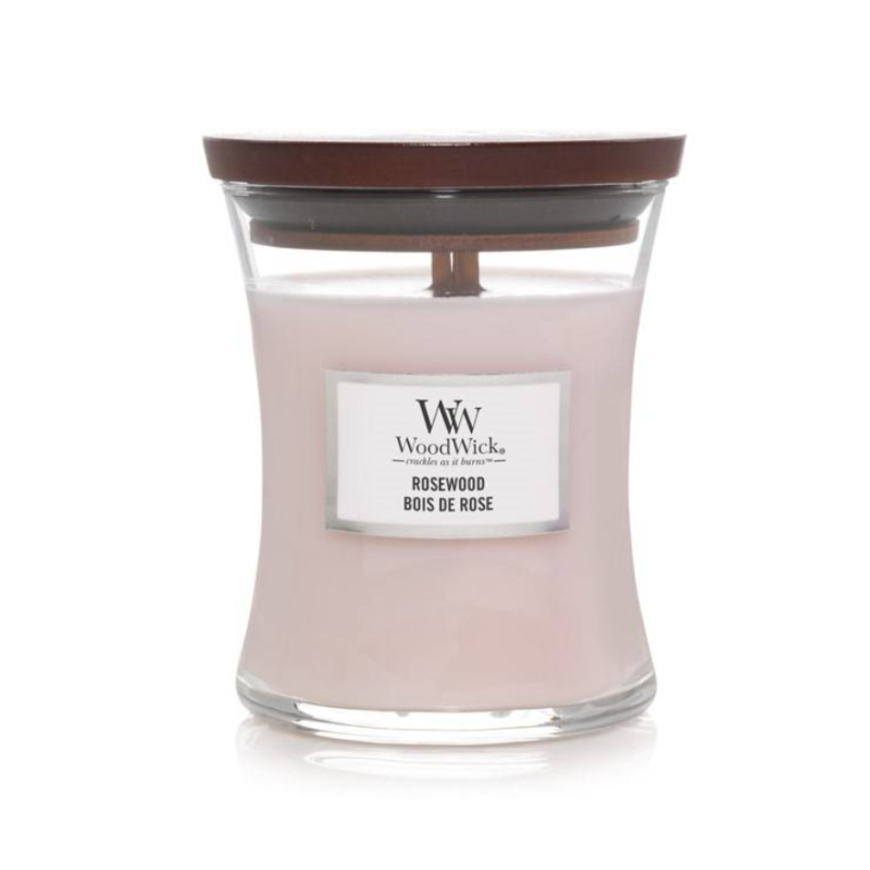 WoodWick Rosewood Lumânare parfumată Volum 275 g.