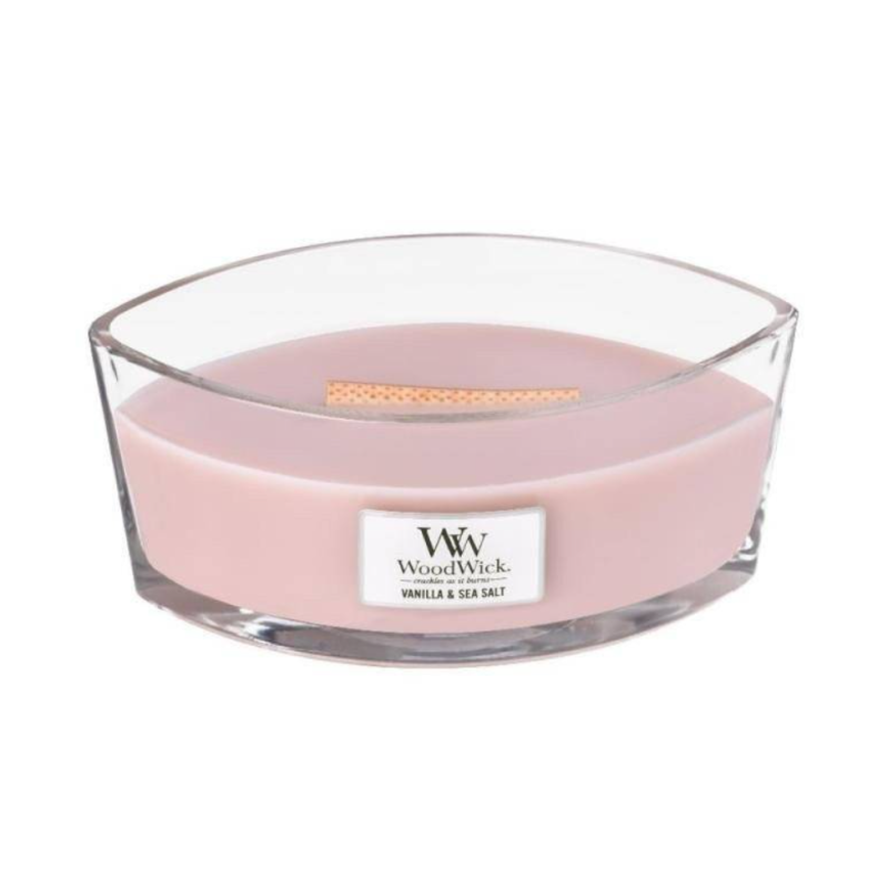 WoodWick Sea Salt Vanilla Lumânare parfumată Volum 453.6 g