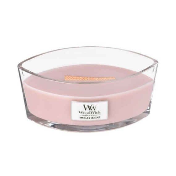 WoodWick Sea Salt Vanilla Lumânare parfumată