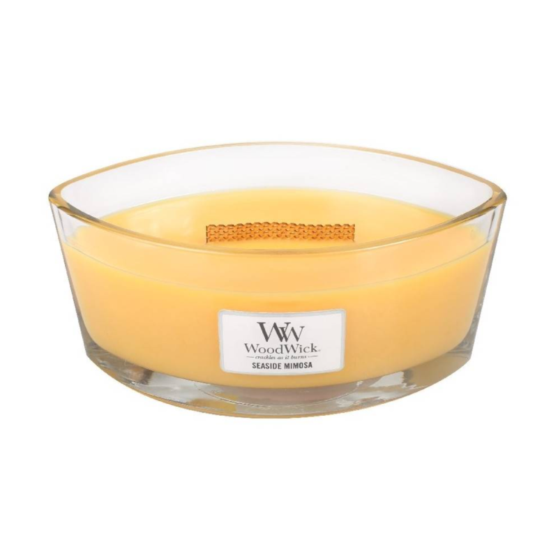 WoodWick Seaside Mimosa Lumânare parfumată Volum 453.6 g