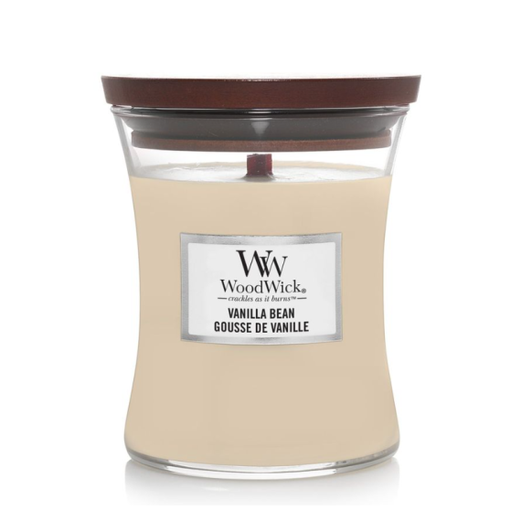 WoodWick Vanilla Bean Lumânare parfumată