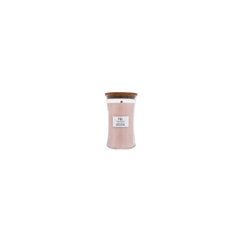 WoodWick Sea Salt Vanilla Lumânare aromată cu fitil din lemn Volum 609.5 g