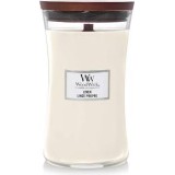 WoodWick Linen Lumânare...