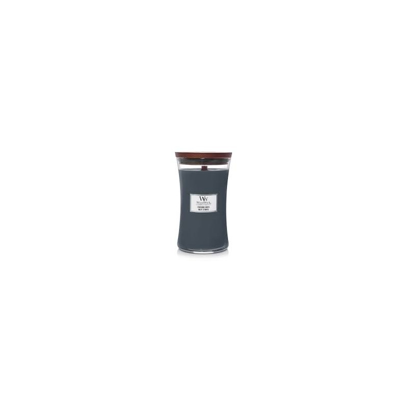 WoodWick Evening Onyx Lumânare aromată cu fitil din lemn Volum 609.5 g