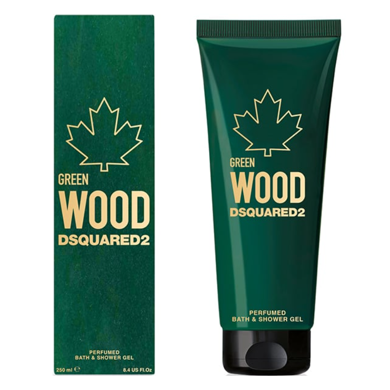 Dsquared2 Green Wood Gel de duș pentru bărbați Volum 250 ml