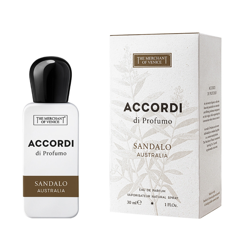 The Merchant Of Venice Accordi Di Profumo Sandalo Australia Apă de parfum Unisex EDP Volum 30 ml