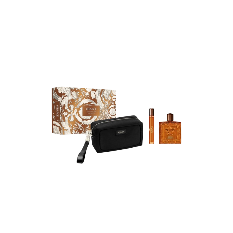 Versace Eros Najim Set cadou pentru bărbați Volum EDP 100 ml + EDP 10 ml + geantă de toaletă