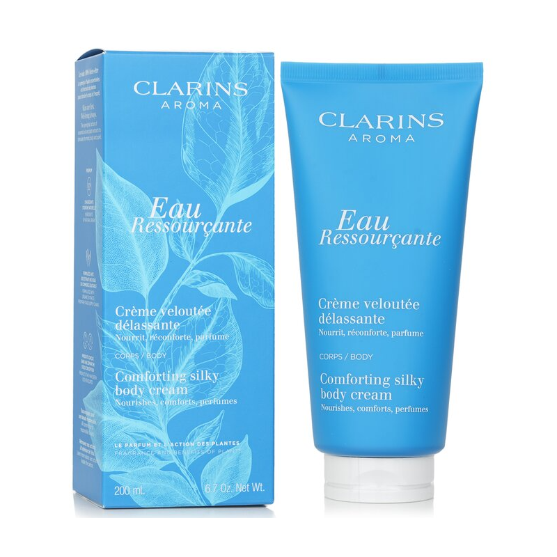 Clarins Eau Ressourcante Comforting Silky Body Cream Cremă de corp parfumată și hrănitoare Volum 200 ml